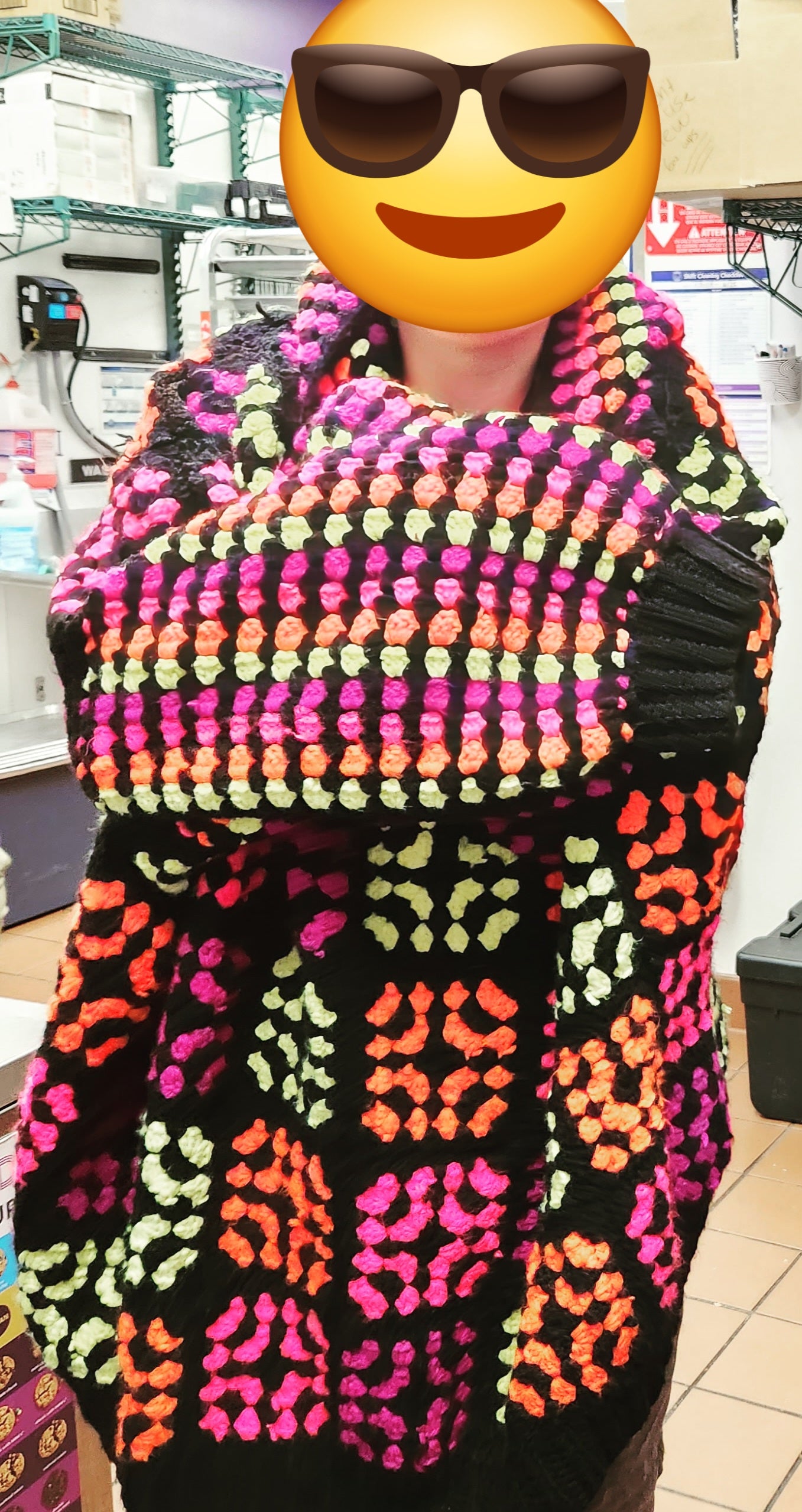 Blacklight Sweater Blanket